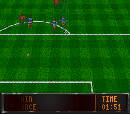 World Soccer (Japan) In game screenshot